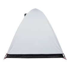 Vidaxl Šotor za kampiranje za 2 osebi bel 254x135x112 cm 185T taft