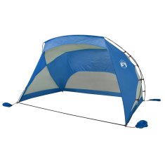 Vidaxl vidaXL Šotor za na plažo moder 274x178x170/148 cm 185T poliester