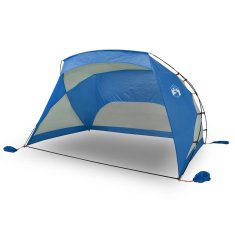 Vidaxl vidaXL Šotor za na plažo moder 274x178x170/148 cm 185T poliester