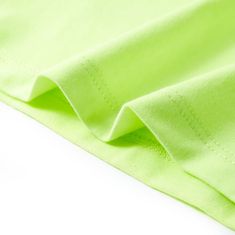 Vidaxl Otroška majica neon rumena 128