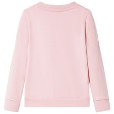Vidaxl Otroški pulover svetlo roza 92