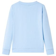 Vidaxl Otroški pulover svetlo modra 140