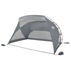 Vidaxl vidaXL Šotor za na plažo, siv, 274 x 178 x 170/148 cm, 185T poliester