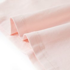 Vidaxl Otroška majica s kratkimi rokavi nežno roza 92