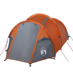 Vidaxl vidaXL Šotor za kampiranje za 2 osebi, oranžen, vodoodporen
