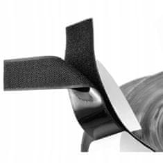 Malatec Univerzalni 5m samolepilni Velcro trak ježek 2,5cm črn