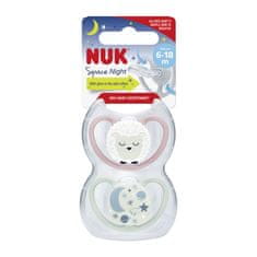 Nuk Happy Nights 6-18m 2pcs/BOX deklica - 6-18m