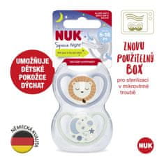 Nuk Happy Nights 6-18m 2pcs/BOX deček - 6-18m