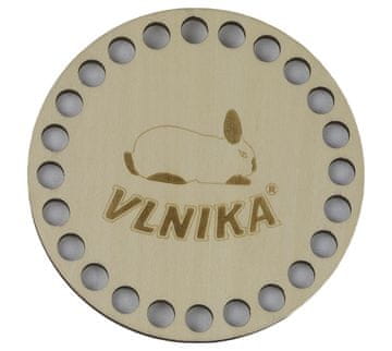 Dno - pokrov iz vezanega lesa - premer 10 cm / luknje 8 mm