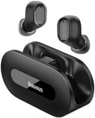 BASEUS Bowie EZ10 brezžične slušalke, True Wireless Stereo, črne
