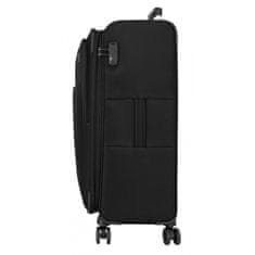Jada Toys MOVOM Atlanta Black, Komplet luksuznih tekstilnih potovalnih kovčkov, 77cm/66cm/55cm, 5318421