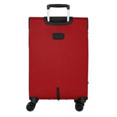 Jada Toys MOVOM Atlanta Red, Komplet luksuznih tekstilnih potovalnih kovčkov, 77cm/66cm/55cm, 5318424