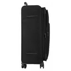 Jada Toys MOVOM Atlanta Black, Komplet luksuznih tekstilnih potovalnih kovčkov, 77cm/66cm/55cm, 5318421