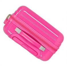 Jada Toys Luksuzni otroški potovalni kovček ABS DISNEY FROZEN Sparkle Pink, 55x38x20cm, 34L, 2421431
