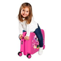 Jada Toys Otroški potovalni kovček na kolesih / otroški voziček MINNIE MOUSE Heart, 34L, 2059821