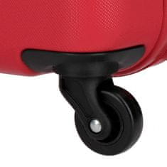 Jada Toys ABS Potovalni kovček ROLL ROAD FLEX Red, 65x46x23cm, 56L, 5849264 (srednje velik)