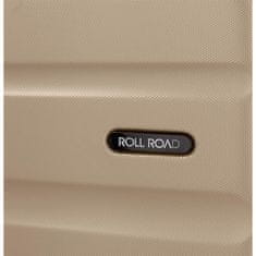 Jada Toys ABS Potovalni kovček ROLL ROAD FLEX Champagne, 65x46x23cm, 56L, 5849269 (srednje velik)