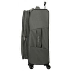 Jada Toys Tekstilni potovalni kovček ROLL ROAD ROYCE Grey, 66x43x26cm, 64L, 5019222 (srednje velik)