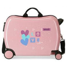 Jada Toys Otroški potovalni kovček na kolesih / otroški voziček ENSO Love Vibes, 34L, 9459821