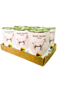 Bohemia Pet Food BOHEMIA KOZJE MESO v lastnem soku SIX PACK 6x400g