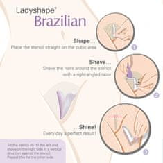 Ladyshape KOMPLET ZA OBLIKOVANJE FRIZURE Ladyshape (brazilski)