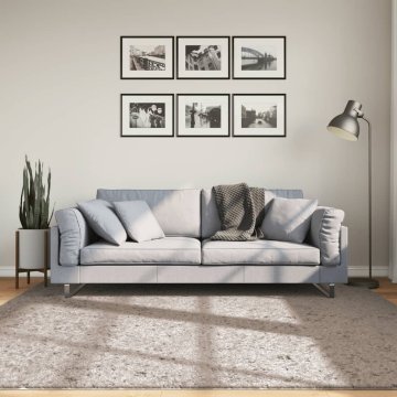 shumee Košata preproga moderna bež 200x200 cm