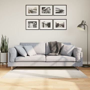 Vidaxl vidaXL Preproga IZA, nizek las, krem, 80x150 cm
