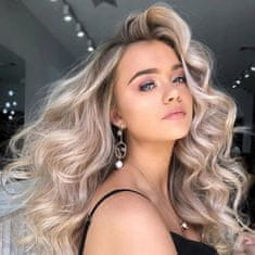 Korbi Dolga Blond Kodrasta Lasulja s Kapico W96