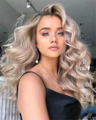 Korbi Dolga Blond Kodrasta Lasulja s Kapico W96