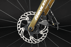 RINOS Odin3.0 Carbon cestno kolo Shimano 105 R7000 kolesarsko kolo iz ogljikovih vlaken, zlata/rjava, 53 "