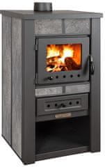 Alpina Ceramic kamin, siv