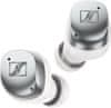 Sennheiser Momentum True Wireless 4 slušalke, ANC, brezžične, bele/srebrne