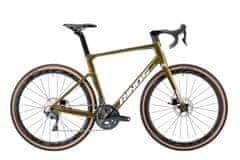 RINOS Odin5.0 Carbon cestno kolo Shimano Ultegra R8000 kolesarsko kolo iz ogljikovih vlaken, zlata/rjava, 53 "