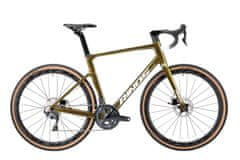 Odin5.0 Carbon cestno kolo Shimano Ultegra R8000 kolesarsko kolo iz ogljikovih vlaken, zlata/rjava, 53 "