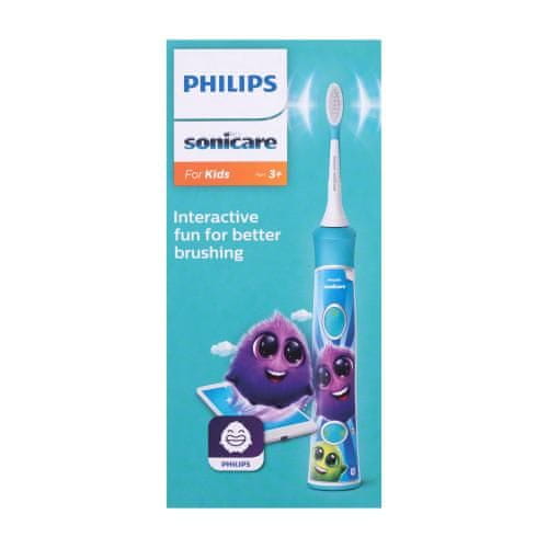 Philips Sonicare For Kids HX6322/04 Green sonična električna zobna ščetka s tehnologijo bluetooth 1 kos POKR