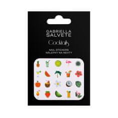 Gabriella Salvete Cocktails Nail Stickers 3d nalepke za nohte 1 pakiranje za ženske