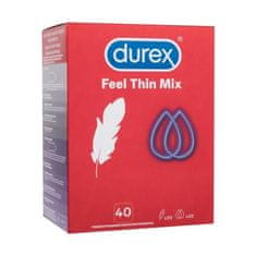 Durex Feel Thin Mix Set kondom Feel Thin Ultra 20 kos + kondom Feel Thin Extra Lubricated 20 kos