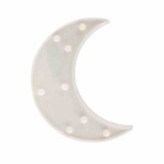 Milagro Plasitična luna z 8 viri LED, velikost 18 * 24 cm. 2 * AAA