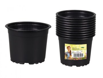 PREMIUM VCG lahki plastični cvetlični lonček d11cm 10 kosov