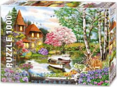 Star Puzzle Hiša ob jezeru 1000 kosov