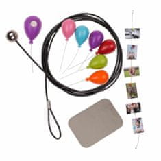 Luniks Foto jeklena žica s 6 magneti - Balon