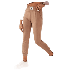 Dstreet Ženske športne hlače CYFL camel uy1806 M-L