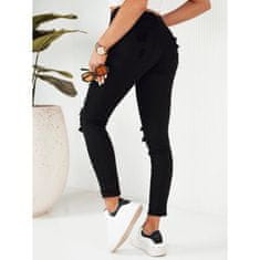 Dstreet Ženske hlače iz džinsa NOEL črna uy1870 L