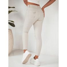 Dstreet Ženske hlače iz džinsa NOEL Light Beige uy1875 XS
