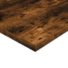 Vidaxl Stenske police 4 kosi dimljeni hrast 80x30x1,5 cm inž. les