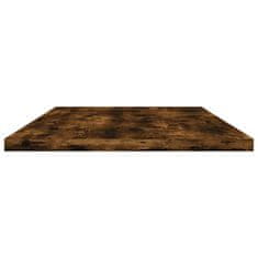 Vidaxl Stenske police 4 kosi dimljeni hrast 80x30x1,5 cm inž. les