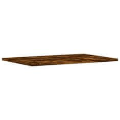 Vidaxl Stenske police 4 kosi dimljeni hrast 60x40x1,5 cm inž. les