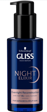 Gliss Kur Night Elixir serum za lase, za razcepljene konice, 100 ml