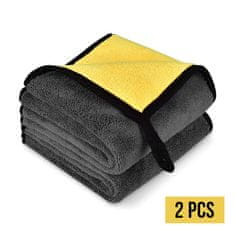 Cool Mango Krpa za avto iz mikrovlaken, brisača za sušenje avtomobila, čiščenje avtomobila, 2 kosa, 30 x 30 cm – Towely