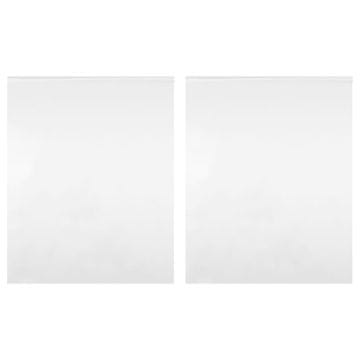 Vidaxl Zrcalna folija 2 kosa samolepilna 90x100 cm PET